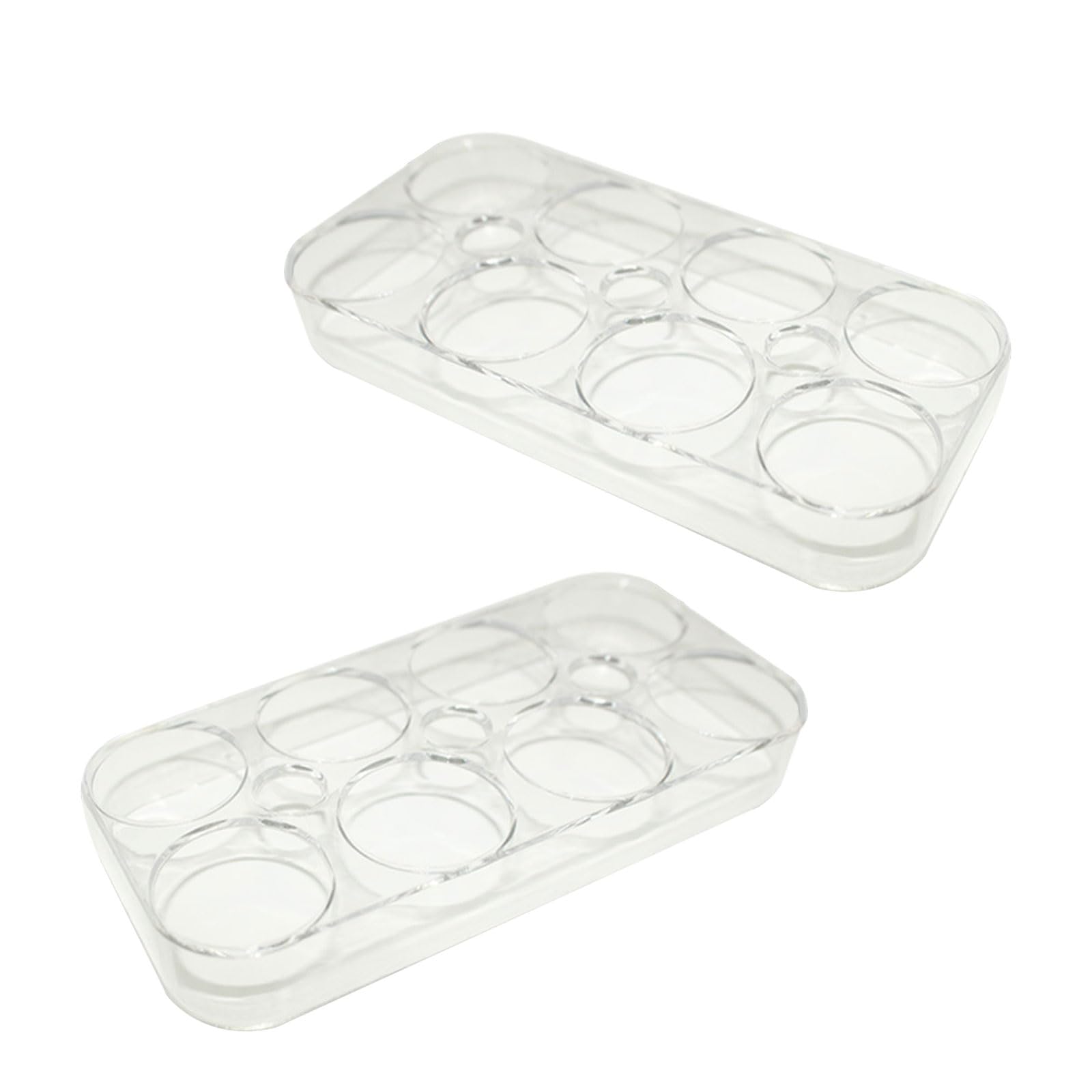 Xjdzineq Stackable ABS Eggs Storage Box for Kitchen Refrigerator Holder with Visible Inventory and Secure Base Refrigerator Organiser