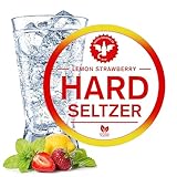 BrewDemon 1 Gal. Lemon-Strawberry Hard Seltzer Recipe Kit - Makes a Wicked-Good 5.0% ABV Batch of Craft Brewed Hard Seltzer