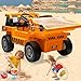 12V 4WD Ride on Dump Truck with Electric Dump Bed,12V Electric Ride-On Construction Truck,4-Wheeler Toy Car With Remote Control, Dump Bed, Shovel & Music Player | Interactive Construction Vehicle Gift