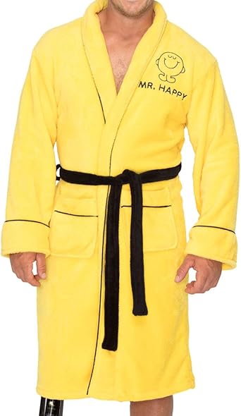 yellow dressing gown