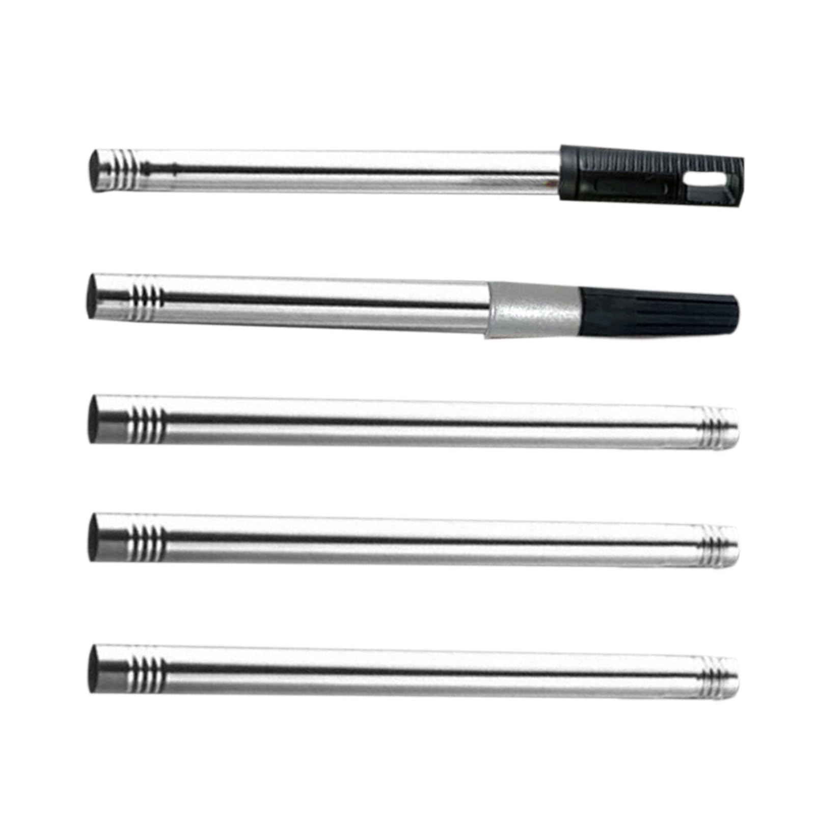 Easy Painting 5pcs Metal Extension Poles Paint Roller Adapter Extendable Mops Handles Simple Installation for Rollers Push Fit Roller Extension