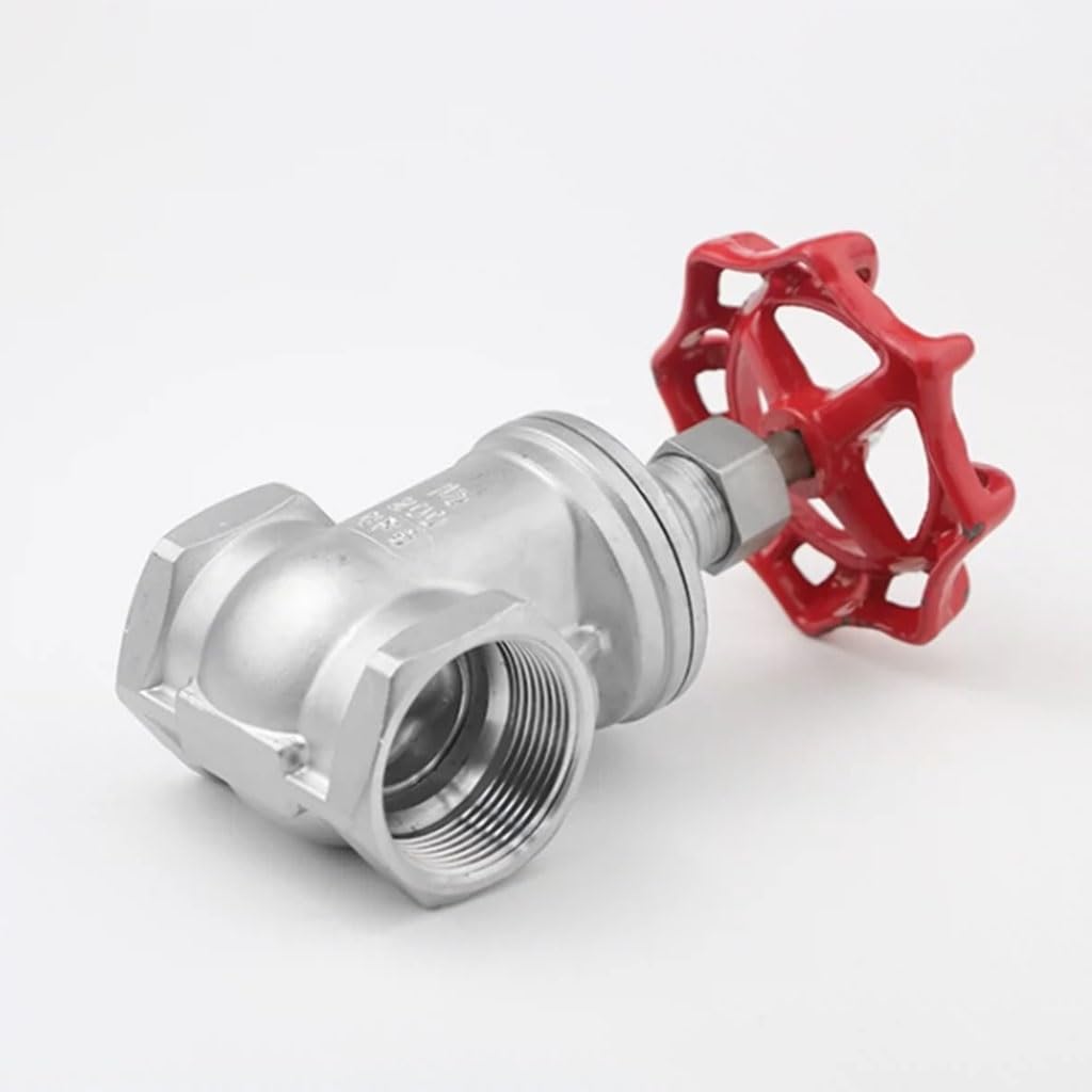 Absperrschieber, 1/2" 3/4" 1" 1-1/4" 1-1/2" 2" Innengewinde Edelstahl 304 Verdickter Hochdruck-Wasserrohr-Absperrschieber - Harte Dichtung, 1St(1-1/4")