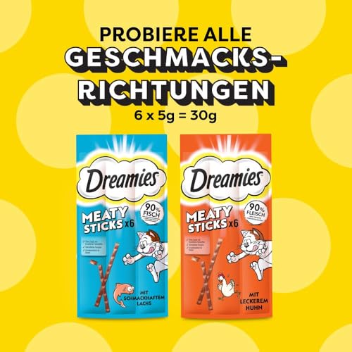 DREAMIES™ Meaty Sticks Katzensnacks Huhn 14 x 6 x 5g