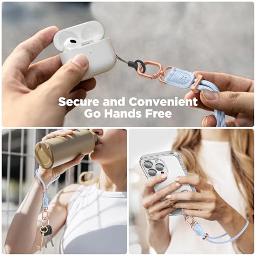 Image of SURPHY Phone Wrist Strap, Keychain Wristlet, Phone Lanyard with Tether Tab