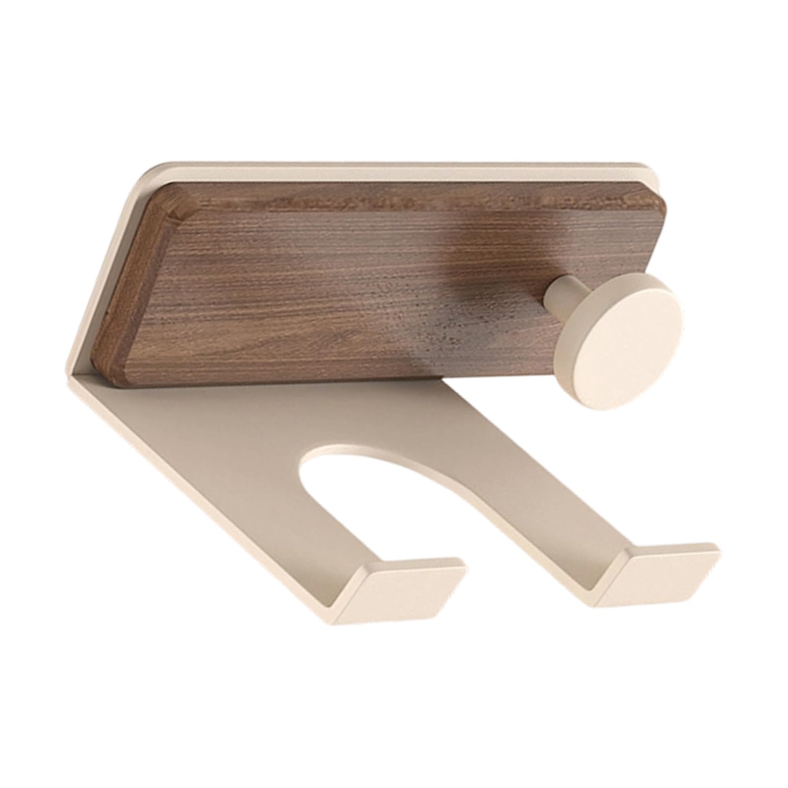 Family Friendly Bathroom Wall Mounted Towel and Accessory Shelf for Child Safe Organization Space Saving Wall Shelf