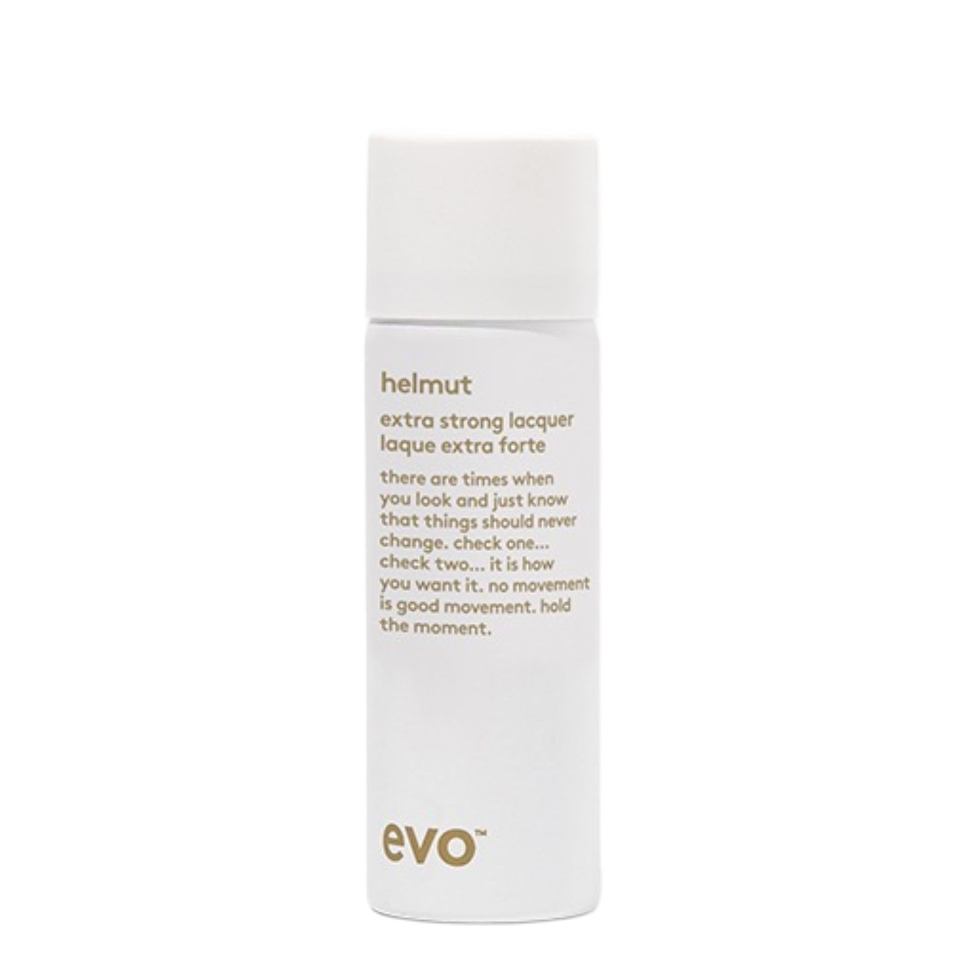 EVO Helmut Extra Strong Lacquer - Strong Hold Hair Spray - For Long-Lasting Shine & Styling