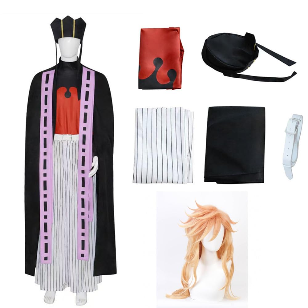 Disfraz de anime para hombre, talla de EE. UU., traje de fiesta (2XS)