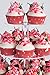 YestBuy 4 Tier Round Acrylic Cupcake Stand with Base, Premium Cupcake Holder, Acrylic Cupcake Tower Display Cady Bar Party Décor – Display for Pastry (4