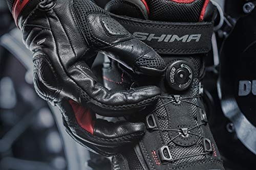 SHIMA EXO Vented Motorradschuhe Damen | Sommer Belüftet Mesh Motorradstiefel mit ATOP...