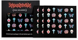 75 Nail Sticker Decals by Reina Rebelde | Nails Milagros |Easy to Apply & Remove | Reina Rebelde Milagro Symbols