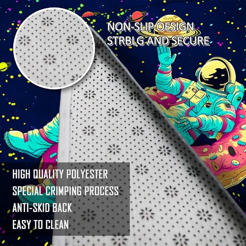 Tapete decorativo Astronauta negro fluorescente 70x47 in miniatura 6