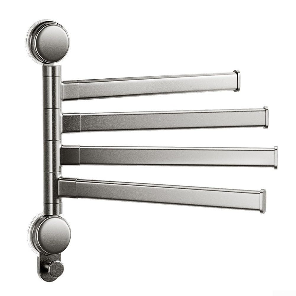 Perchero Baño Aluminio Aleación Humedad Perchero Baño Aluminio(Five Rods)