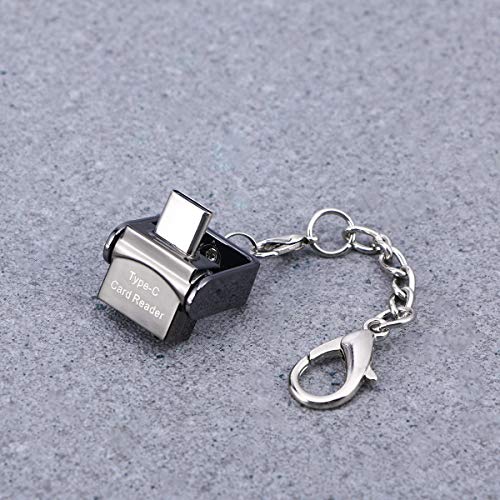 Leitor de cartão de celular Hemobllo Metal Tipo-C OTG Leitor de cartão de alta compatibilidade (Pret