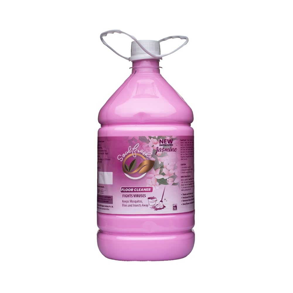 Soulfresh Perfumed Floor Cleaner Liquid Jasmine Phenyl , 5Ltr (B0B1X18MHY) Amazon Price History, Amazon Price Tracker
