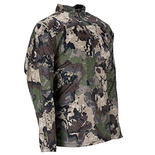 Pnuma Outdoors Renegade 1/4 Zip Pullover, Caza Camo, Breathable, Odor Control, 100% Polyester, Loose Fit (RG-QZ-CZ)3