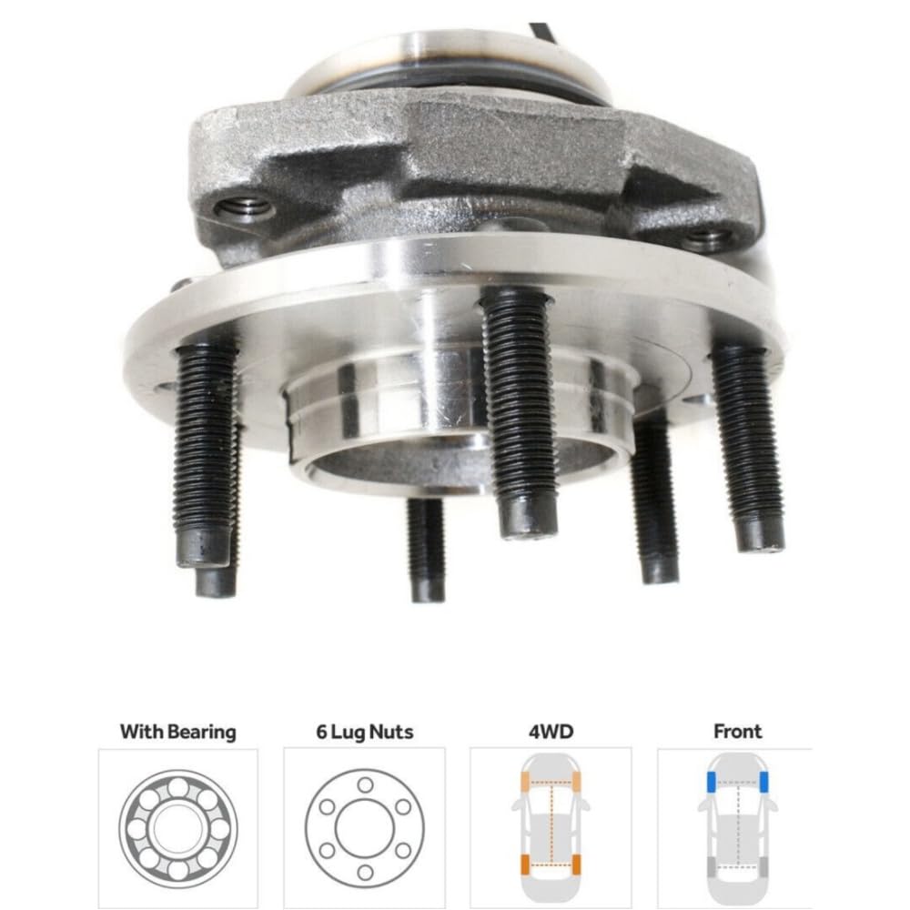 Amazon.com: Merusedesu 4 Pieces - Wheel Hub Assembly Front Left 