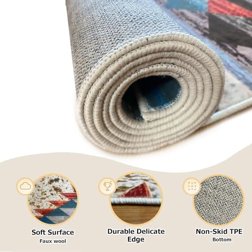 Combo Tapete Decorativo Southwest 3x5 ft con Cinta Antideslizante miniatura 6