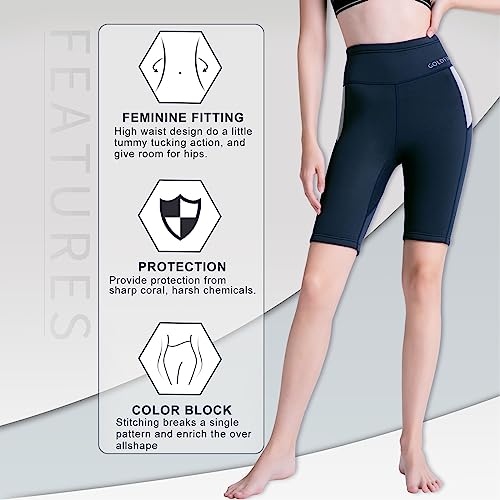 image for GoldFin Wetsuit Shorts for Women, 2mm Neoprene Short Wetsuit for Water