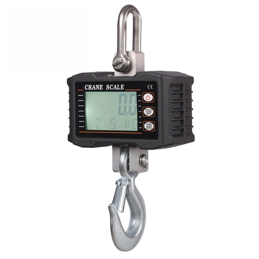 Bilancia a sospensione, Bagagli appesi con display LCD retroilluminato Peso da viaggio Valigia Pesatura gancio Bilancia portatile Mini ganci