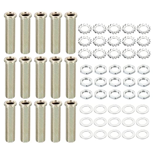 PATIKIL M10 Thread 40mm Tall Round Head Hollow Screw Bolts