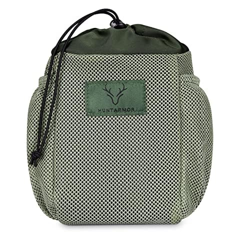 LUCKY CLOVER Saddle Bags Hunting Dump Pouch: HUNTARMOR Mesh Dump Pouches with Drawstring Closure, Easily Attaches to Hunting Saddle, Tree Saddle Accessories, Hammock Tree Saddle Accessories Cover