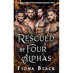 Rescued by Four Alphas Audiolibro Por Fiona Black arte de portada
