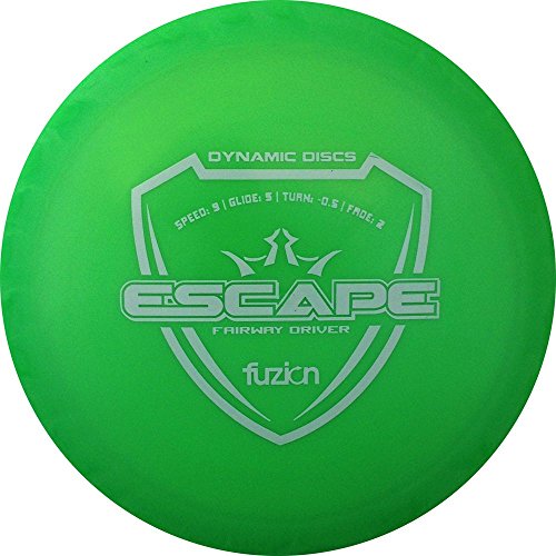 Dynamic Discs Fuzion Escape Fairway Driver Golf Disc [Colors May Vary] - 160-169g