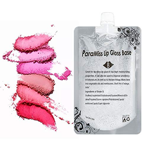 PARAMISS 283.5g Lip Gloss Base Clear Lip Gloss Base for DIY Lip Gloss DIY Lip Balm DIY Lip Plumpe DIY lipstick Lipgloss Base Moisturizing, Vegan Lip Gloss Supplies â€¦