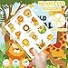 96PCS Cute Lion Pre-Cut Temporary Tattoos – Safari Jungle Theme Birthday Party Decorations Supplies, Party Favors, Fun Stickers for Kids Adults Boys Girls, Classroom Gifts & Rewards