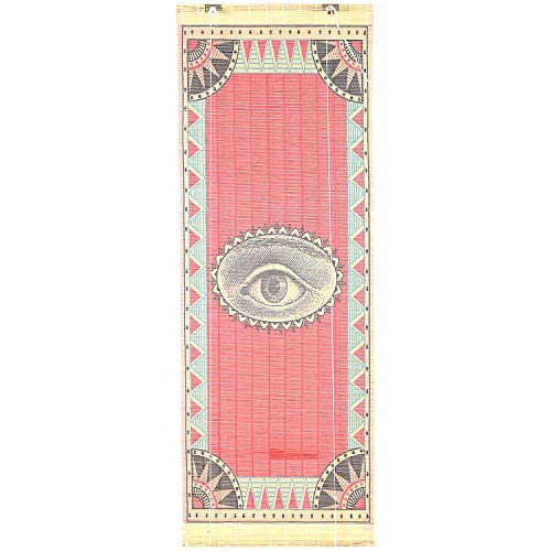 TACHILC Bamboo Roll Up Blinds for Windows| Tropical Bamboo Roman Shades| Light Filtering Bamboo Blinds for Windows| Indoor Bamboo Roll up Window Blind Sun Shade (Eye 23.6x64)