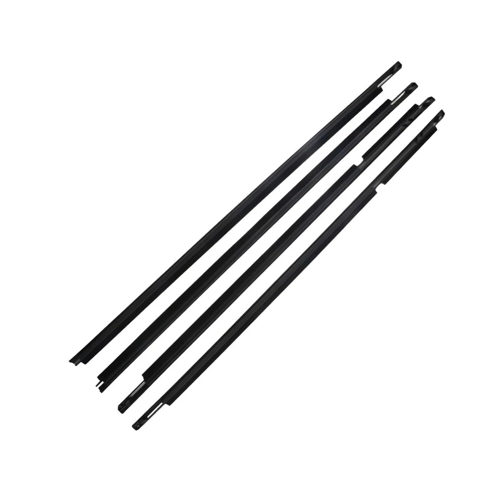 Car Window Rubber Seal for Toyota for Corolla for Altis Sedan ZZE122 2003-2007 4PCS Car Outer Window Rubber Weatherstrip Window Weatherstrip(Black)