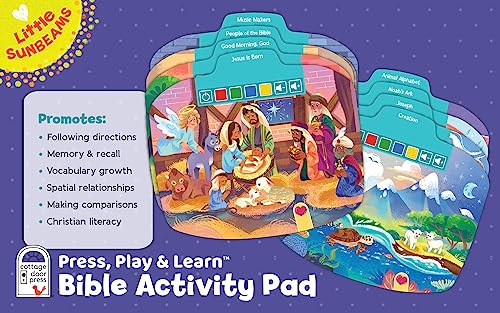 Cottage Door Press 9781646386727 Bible Early Learning Electronic Activity Pad thumb #3