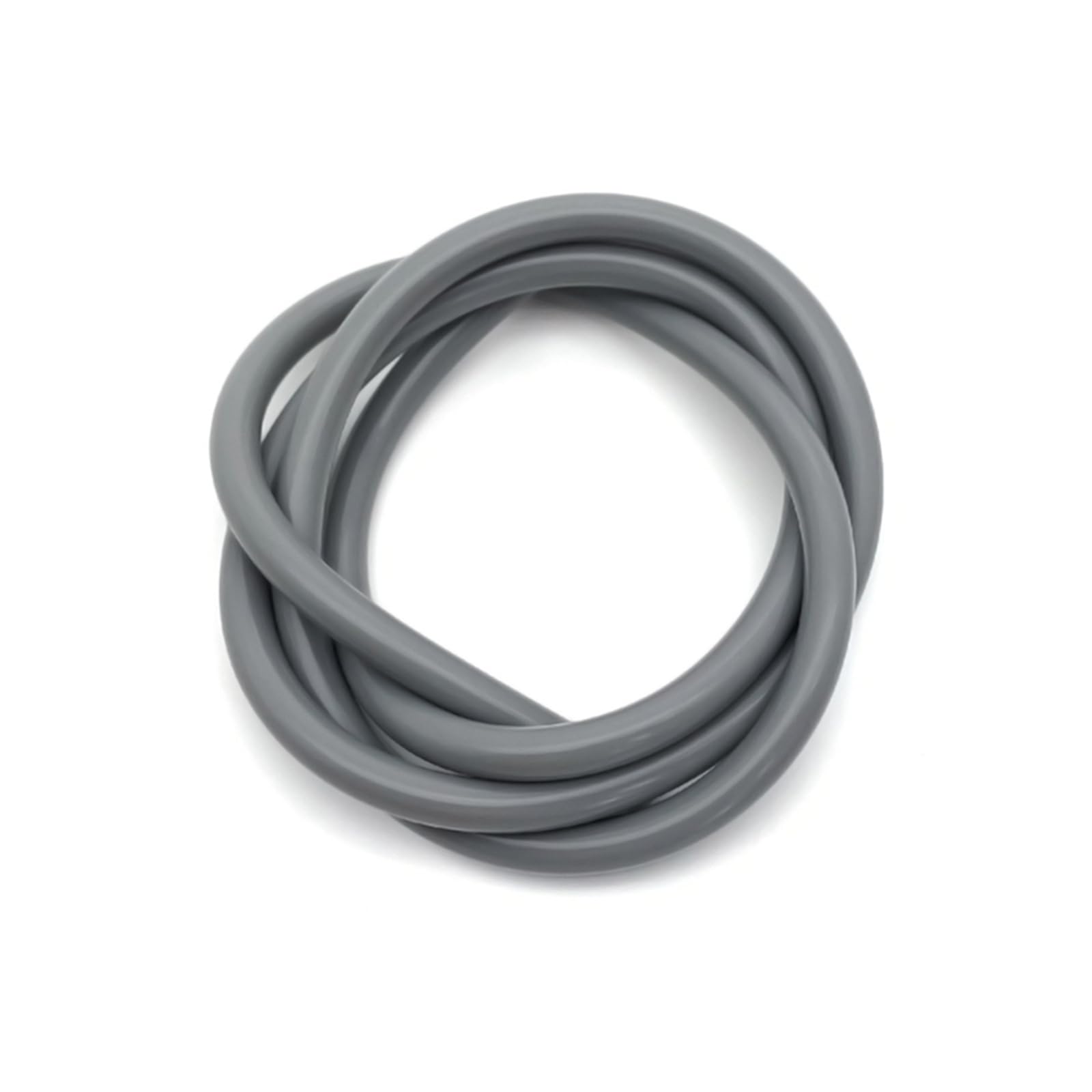 Silicone Tubing Hoses, Silicone Tube Hose 2-5m Multicolor Multiple Sizes Soft Drink Pipe(Grey,3.0m-OD 5XID 3.0mM)