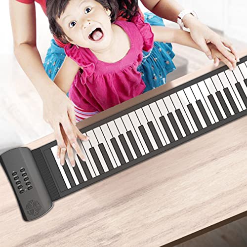 ibasenice Rouleau De Piano Instrument De Musique Flexible Instruments Pour Adultes Clavier Électronique Clavier De Piano Pliant Clavier Pliable Piano Électrique Instrument De Musique Neutre - Les Beatles, Paul McCartney, John Lennon, RIngo Starr, George Harrison ibasenice Rouleau De Piano Instrument De Musique Flexible Instruments Pour Adultes Clavier Électronique Clavier De Piano Pliant Clavier Pliable Piano Électrique Instrument De Musique Neutre – Image 5