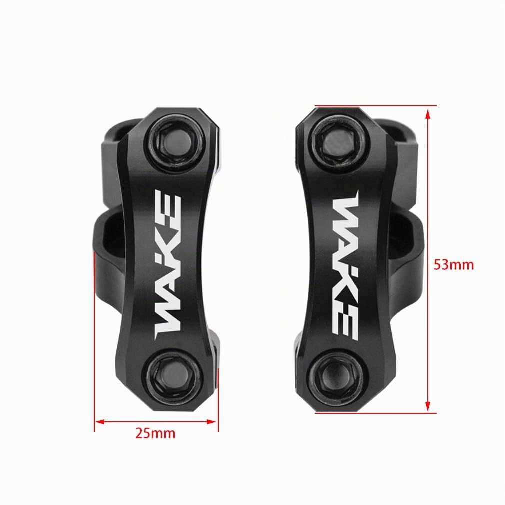 CYSKY 31,8mm Potence à Montage Direct Collier de Serrage, 2 pièces légères et Fendues pour fourches à Double Couronne