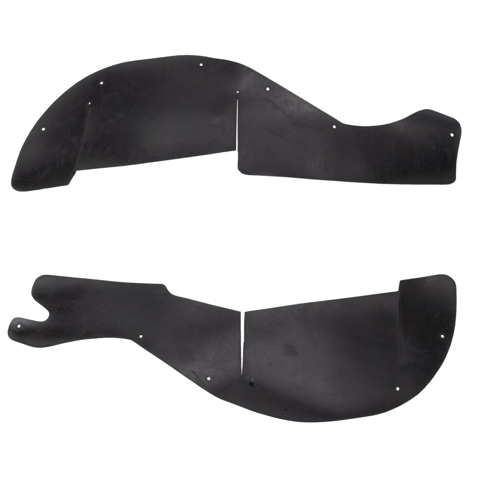 TRQ Driver &amp; Passenger Side Engine Splash Shield Compatible with 1994-2004 Chevrolet S10 1995-2001 GMC Jimmy GM1250130 GM1251130