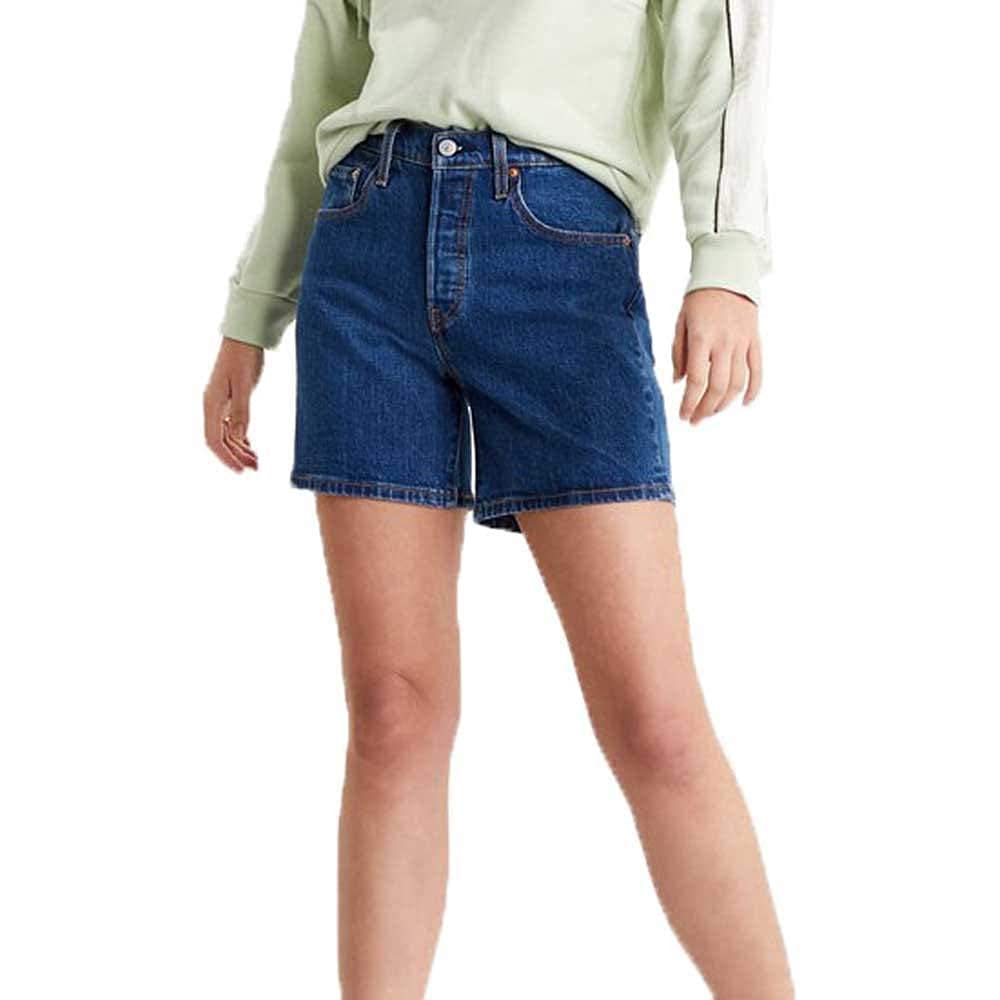 Levi's 501 Mid Thigh Shorts Pantalones Cortos Vaqueros Mujer