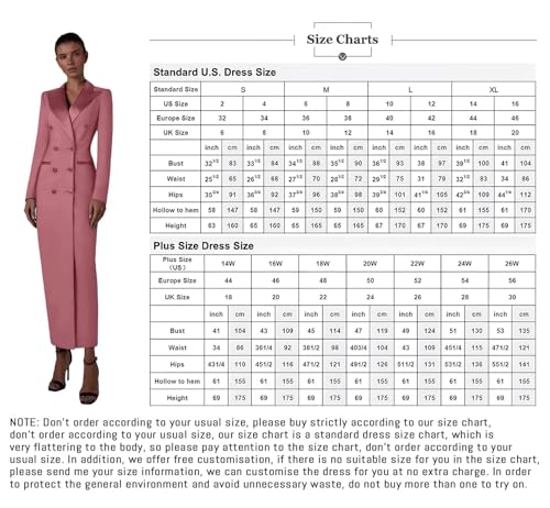 Women's Suit Blazer Women Tuxedo Dress Double Breasted Peaked Lapel for Wedding Cocktail Prom Party2