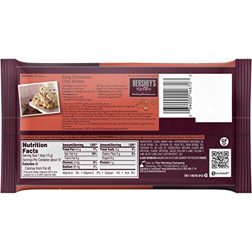 Hershey's Cinnamon Baking Chips, 10-Ounce Bag (Pack of 3)