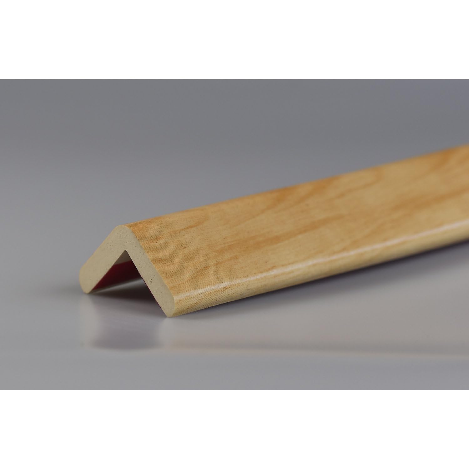 SHG | Eckenschutzprofil | 1000 mm x 45 mm x 45 mm | Holz-Dekor natur | Typ H, 1-m-Stück, Holz-Dekor natur