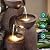 Ultym 20" Elephant Outdoor Fountain LED 3-Tier Waterfall, Bronze