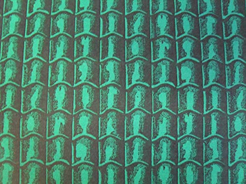 SM DOLLS HOUSE GREEN ROOF TILE PAPER 20 X 30 WALLPAPER MODELLING PAPER