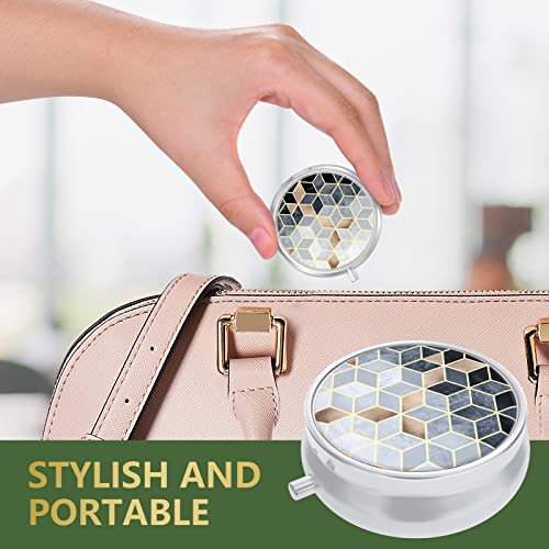 Image of Pill Box, Small Pill Case for Purse & Pocket, Travel Medicine Organizer | Cute Travel Medicine Organizer, Portable Medicine Container Holder to Hold Vitamins, Medication, Fish Oil & Supplement