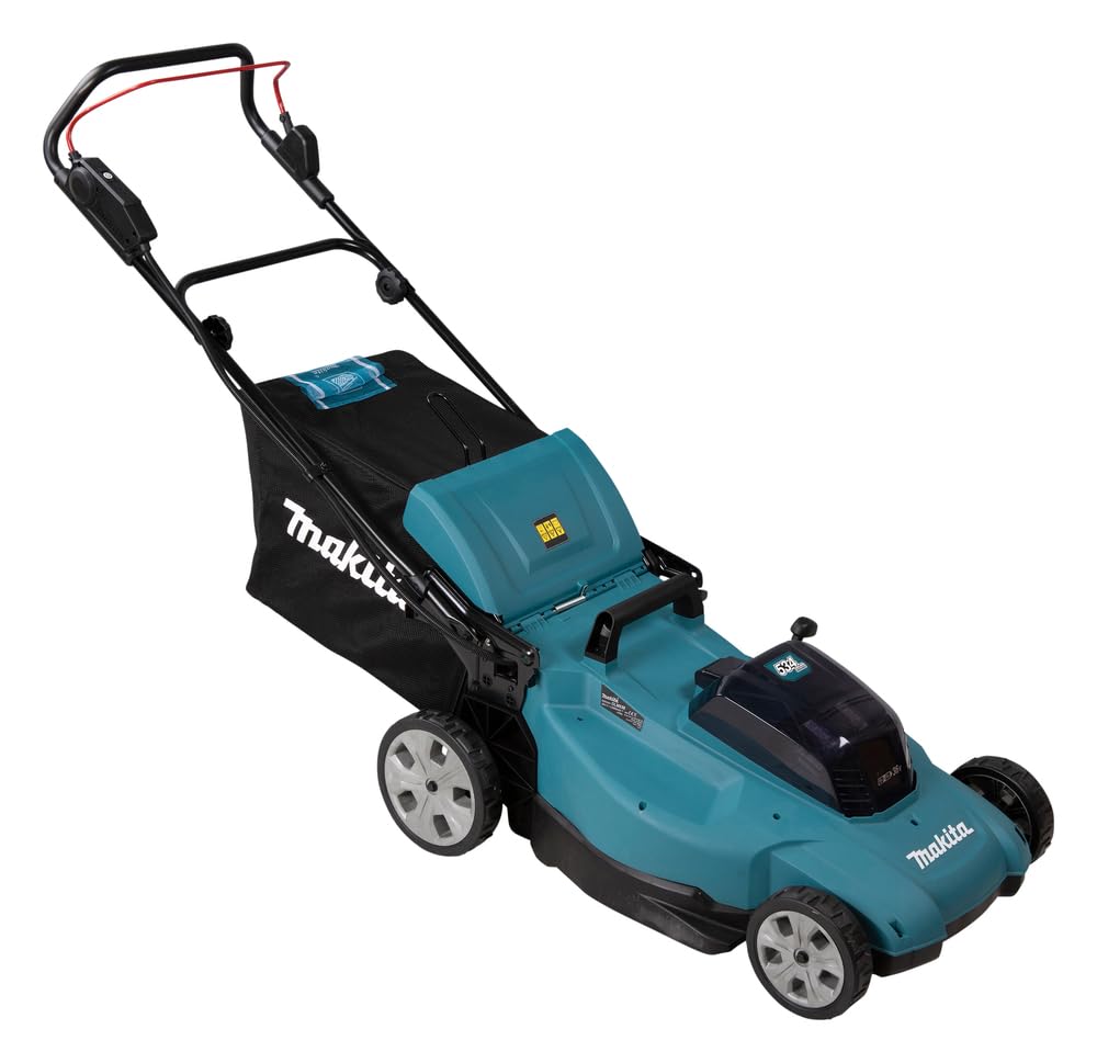 Makita DLM538Z Akku-Rasenmäher 2x18V (ohne Akku, ohne Ladegerät), Petrol