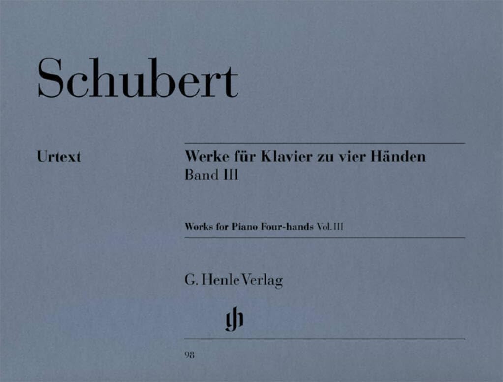 Works for Piano four-hands Vol. 3 - piano (4 hands) - (HN 98)