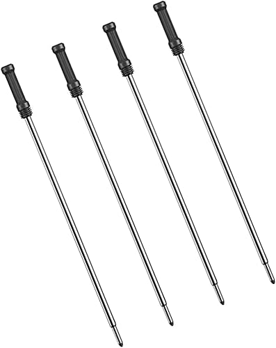 Paquete de 4 repuestos para bolígrafo Centopto de levitación magnética, repuesto de bolígrafo de levitación magnética reemplazable, tinta negra,