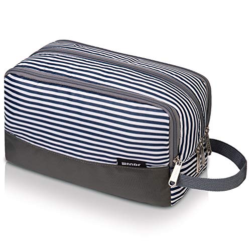 Image of WANDF Travel Toiletry Bag for Men, Small Dopp Kit for Toiletries