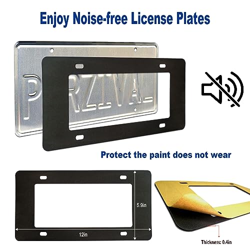 Bggtmo TL- BXG-LICENSE PLATE FRAME Matte Black Aluminum License Plate Frames- 2 Pack Heavy Duty Car Tag Cover thumb #7