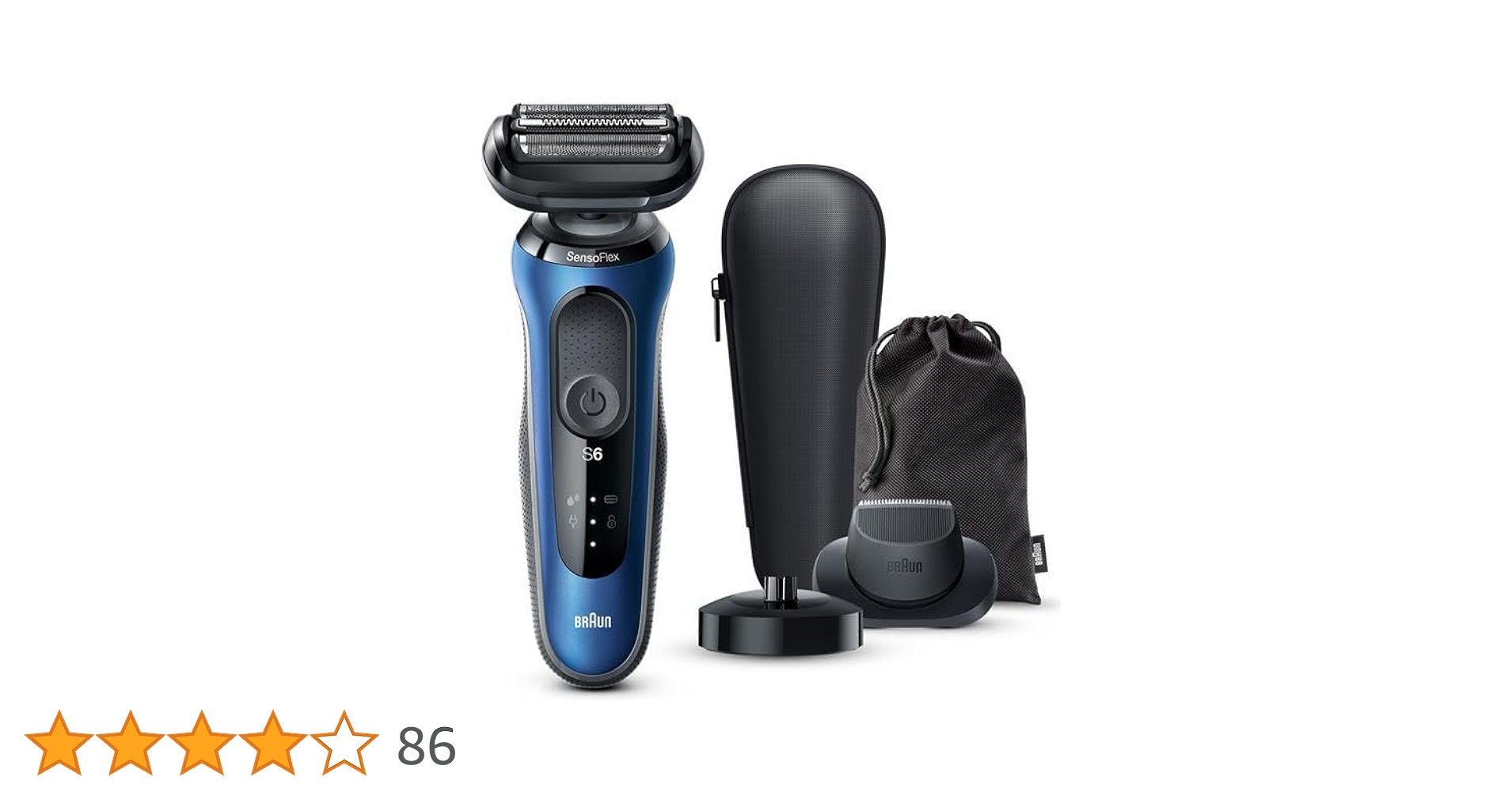 【Kartoon】BRAUN 電気シェーバー 61-B4200CS シリーズ6 充電式シェーバー 61-B4200cs-V