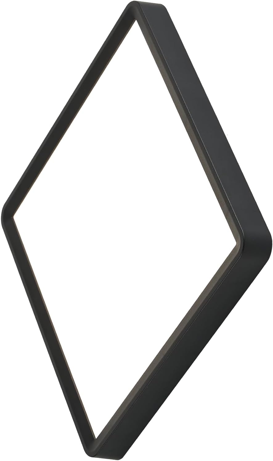 20 Inch Large LED Flush Mount Ceiling Light,50W 5000LM, 3000K/4000K/6000K CCT Selectable,Black Square Low Profile Ceiling Light Firxtue for Bedroom/Kitchen/Living Room/Dinning Room/Hallway Black 20“ 1PK